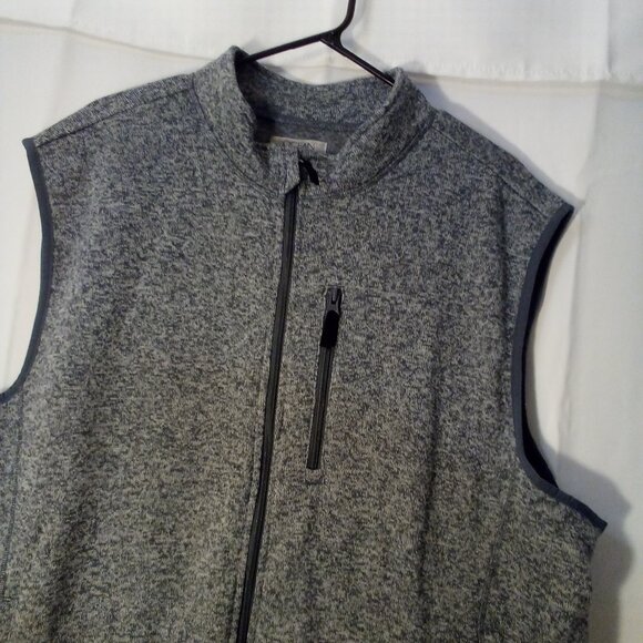 Ocean Coast Vest Jacket Men XXL Sleeveless Full Zip Pockets Gray - Picture 7 of 14
